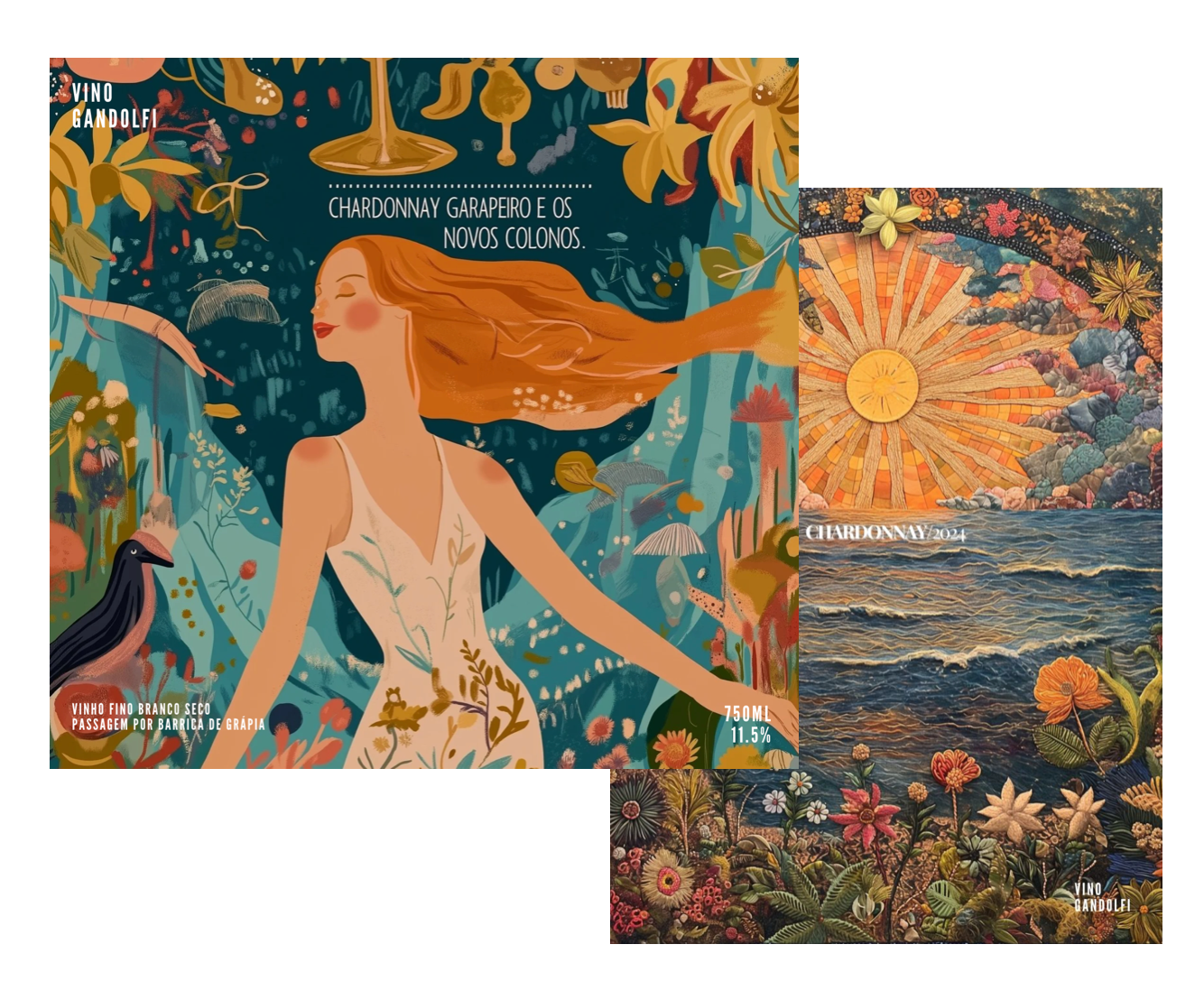 Combo Chardonnay Laranja e Chardonnay Garapeiro